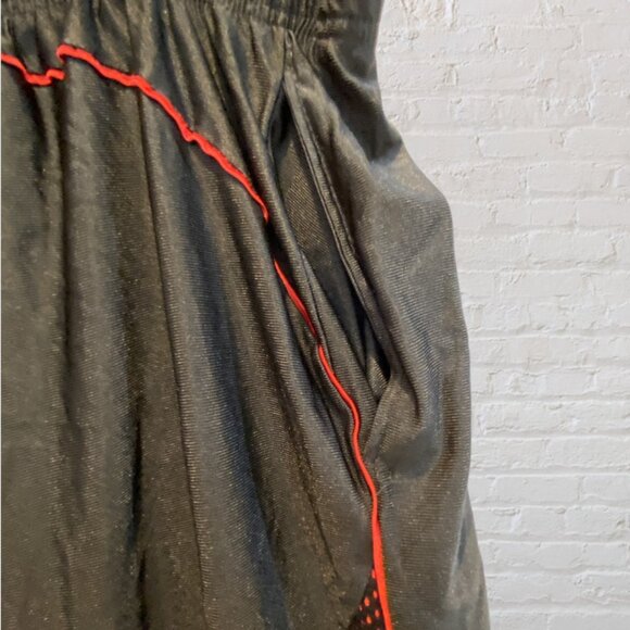 CONVERSION PERFORMANCE -- Workout Shorts, Large Man's, Black/Red Trim, Elastic - Picture 6 of 9